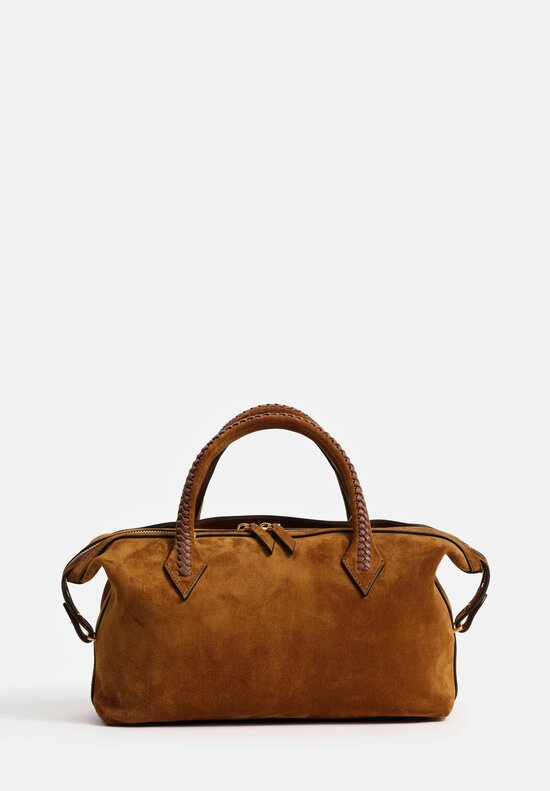 Metier Suede Verité City Small Satchel Marrakech Brown