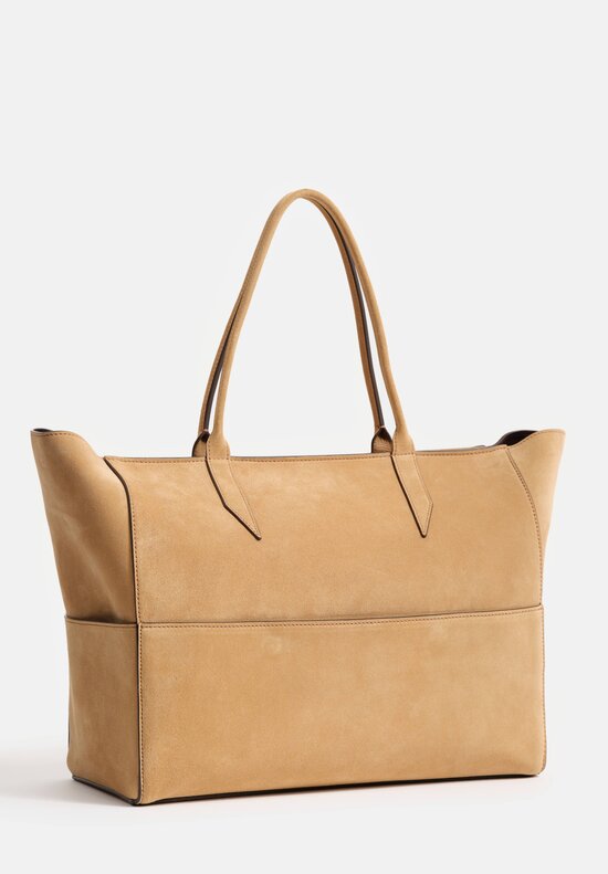 Metier Suede Incognito Small Cabas Tote Cairo Natural