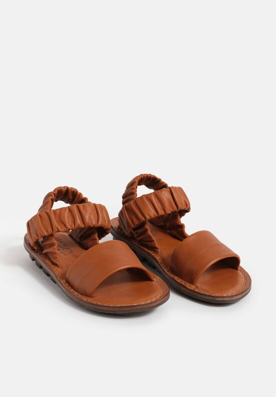 Trippen Leather Synchron Sandal in Vero Brown