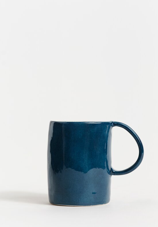 Stamperia Bertozzi Handmade Mug Dark Azzuro Blue