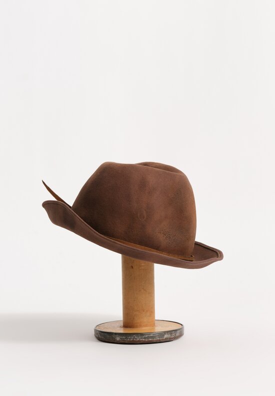 Horisaki Design & Handel Easy Burnt Rabbit Fur Felt Banded Hat