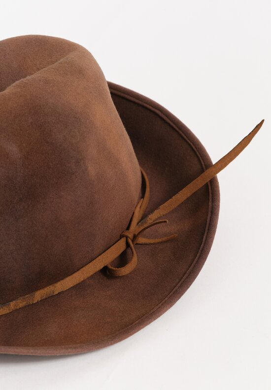 Horisaki Design & Handel Easy Burnt Rabbit Fur Felt Banded Hat