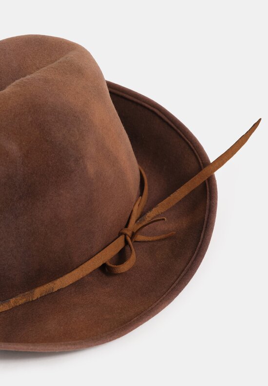 Horisaki Design & Handel Easy Burnt Rabbit Fur Felt Banded Hat