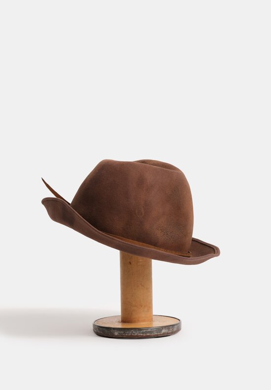 Horisaki Design & Handel Easy Burnt Rabbit Fur Felt Banded Hat
