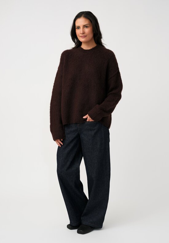 Uma Wang Alpaca Crewneck Sweater