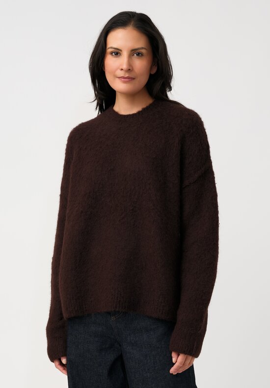 Uma Wang Alpaca Crewneck Sweater