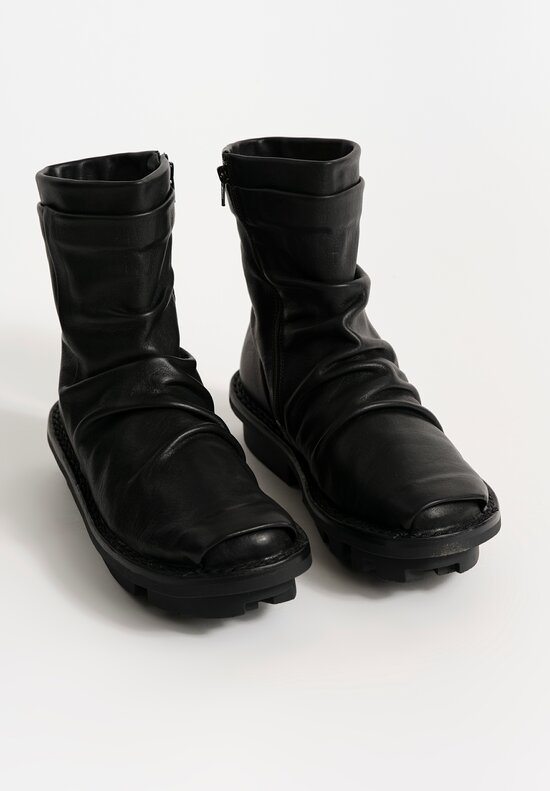 Trippen Leather Juice Boot in Black 
