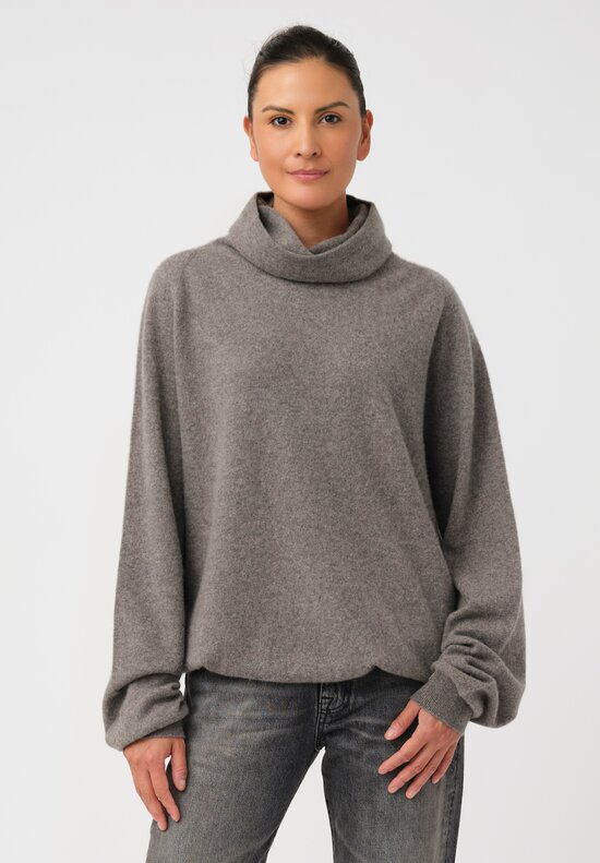 Frenckenberger Cashmere Boyfriend High Neck Sweater