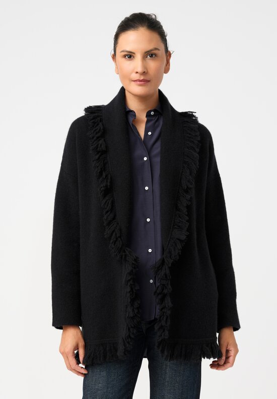 Alanui Cashmere Silk Fringed Finest Long Cardigan