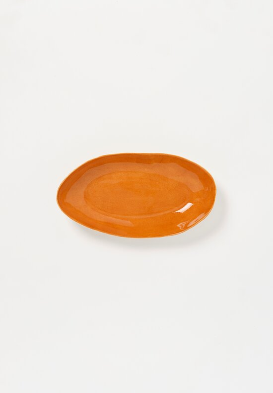 Stamperia Bertozzi Handmade Porcelain Interior Painted Barchetta Bruno Brown