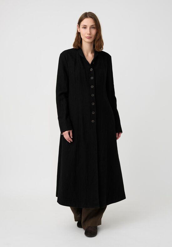 Forme d'Expression Thermal Habit Coat in Black