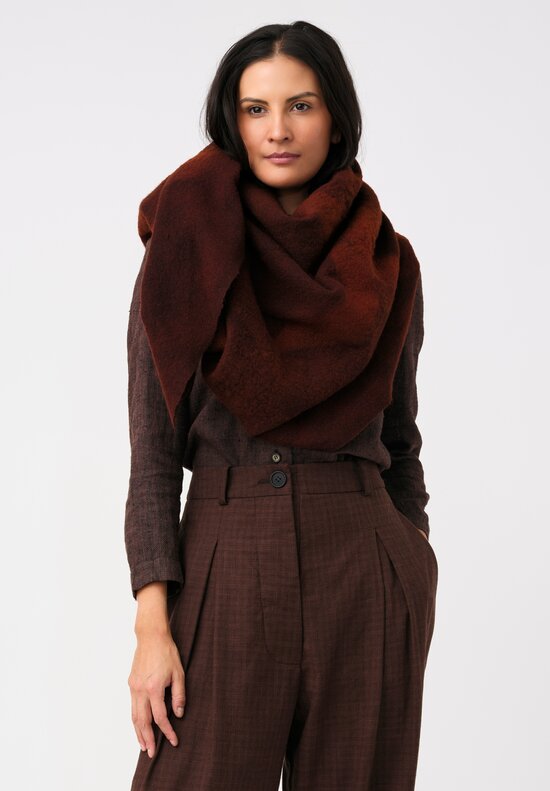 Biek Verstappen Thermal Scarf in Dark Cherry Red