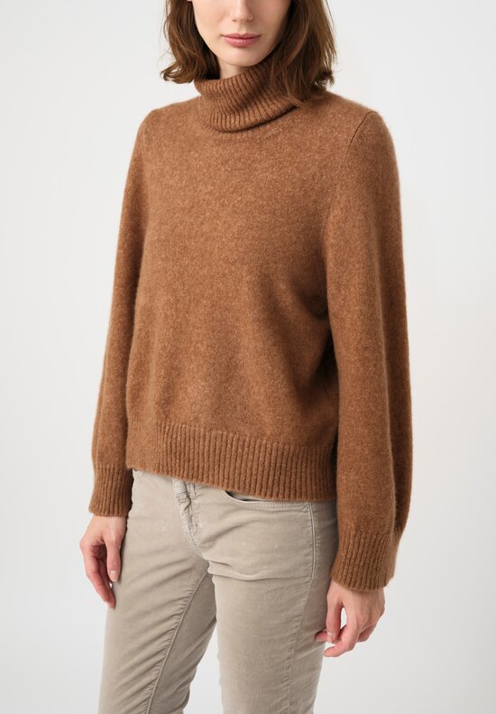 Boboutic Cashmere & Silk Turtleneck Sweater