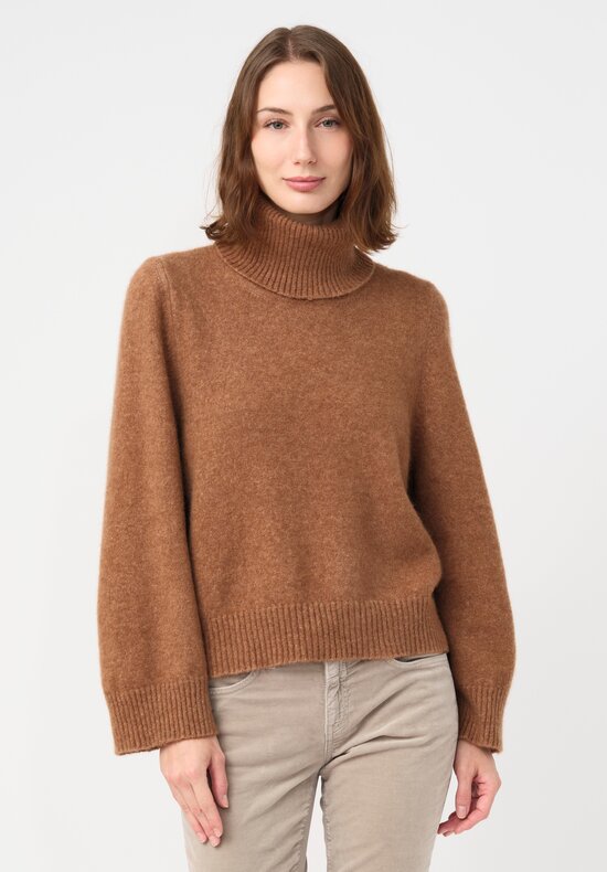 Boboutic Cashmere & Silk Turtleneck Sweater