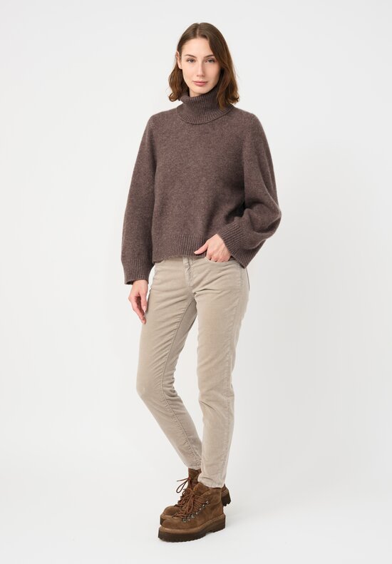 Boboutic Cashmere & Silk Turtleneck Sweater