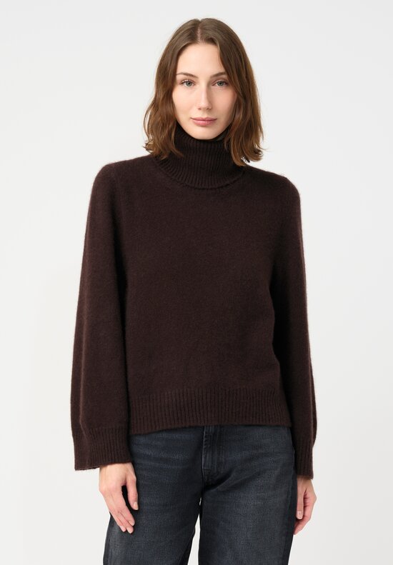 Boboutic Cashmere & Silk Turtleneck Sweater