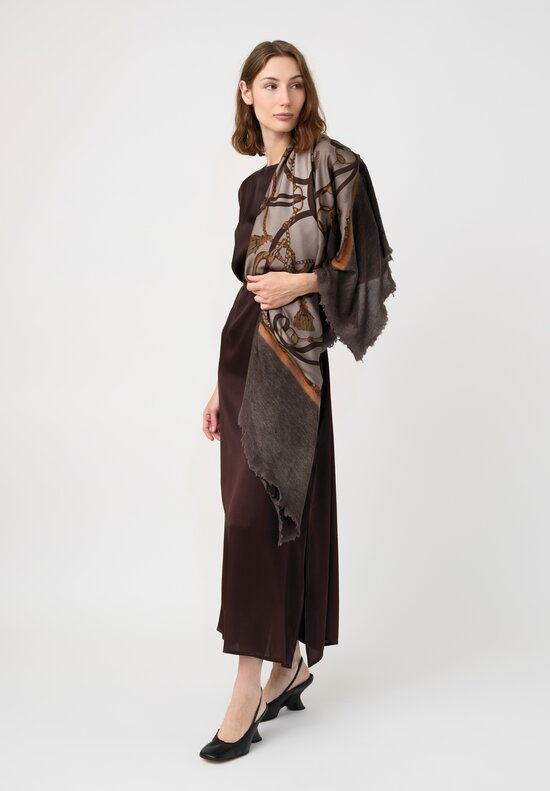 Avant Toi Silk Barchetta Dress