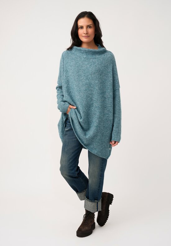 Rundholz DIP Knit Alpaca Blend Cowl Neck Sweater