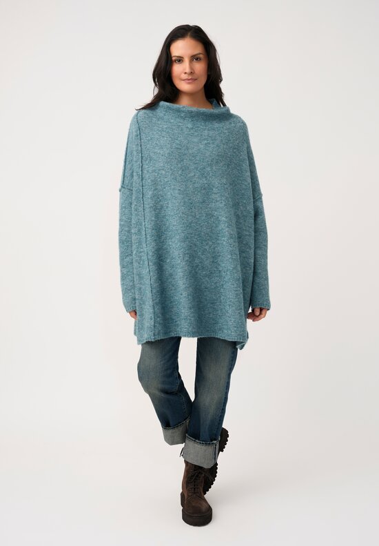 Rundholz DIP Knit Alpaca Blend Cowl Neck Sweater