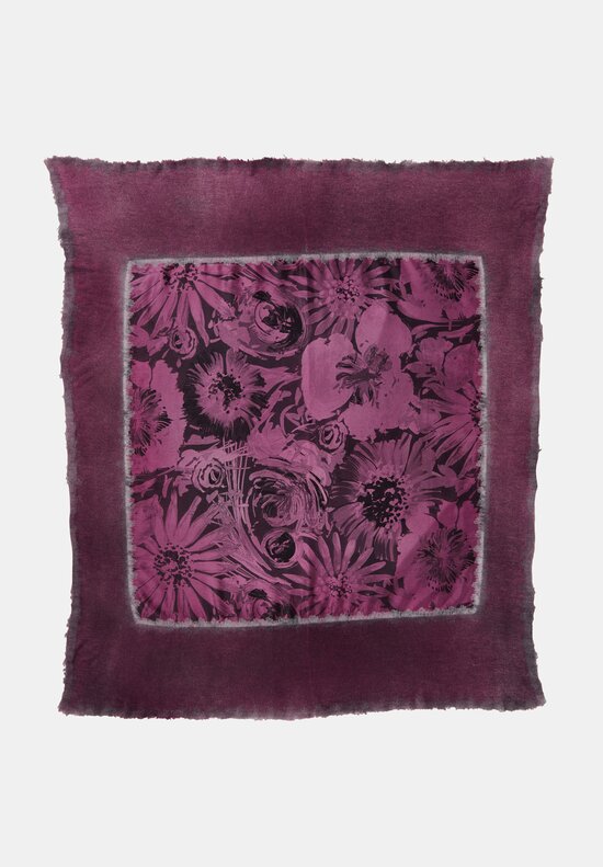 Avant Toi Cashmere & Silk Quadrello One-of-a-Kind Scarf