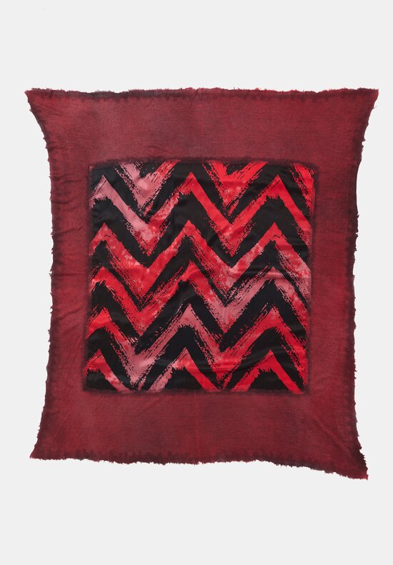 Avant Toi One-of-a-Kind Cashmere Silk Quadrello Scarf