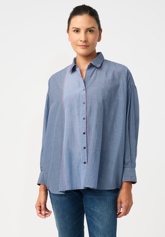 Péro Cotton Hand-Knotted Button-Down Shirt