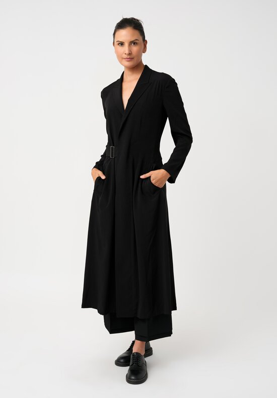 Yohji Yamamoto Peek-a-Boo Waist Belt Duster Trench Coat