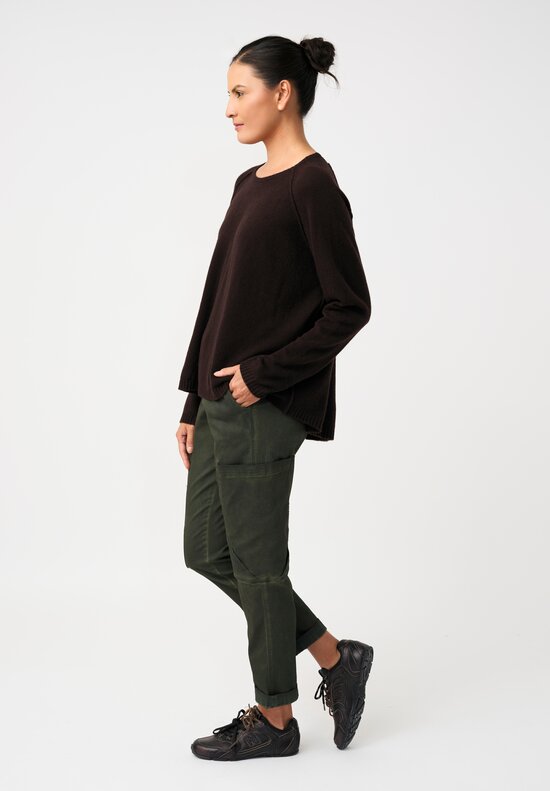 Rundholz Cashmere & Sable Crewneck Pullover