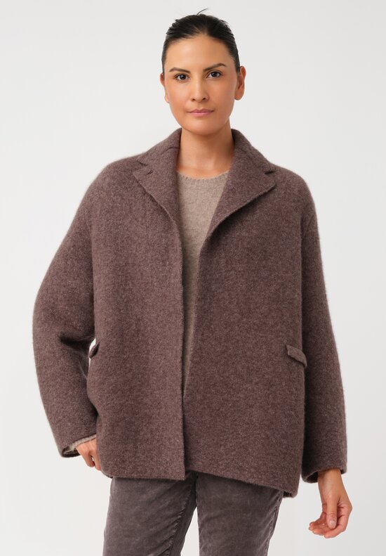 Boboutic Open-Front Cashmere & Silk Jacket