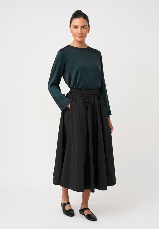 Biyan Recycled Lamé Nona Gathered Skirt