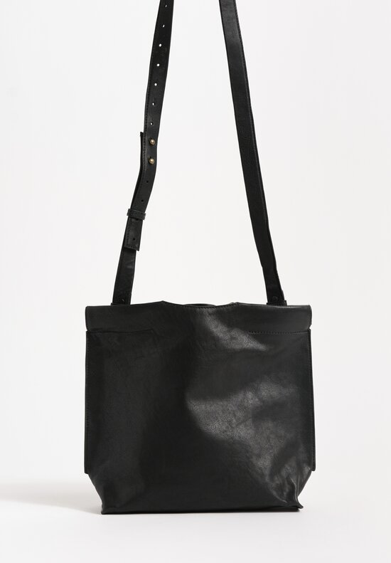 Bea Mombaers Buffalo Leather Small Shopper Bag Licorice Black