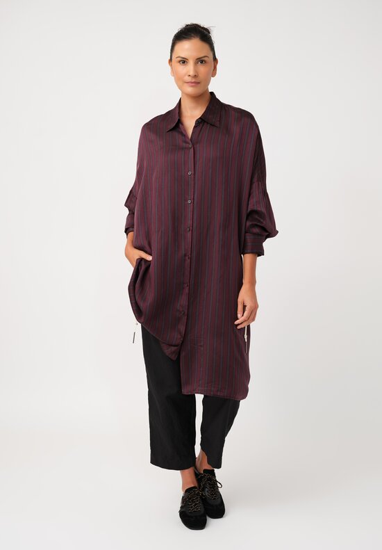 Dries Van Noten Drawstring Waist Dindia Shirt Dress