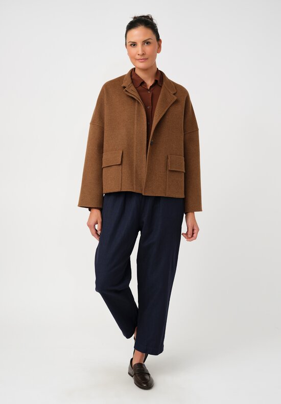 Asciari Felted Thermal Charlotte Jacket in Sudan Brown