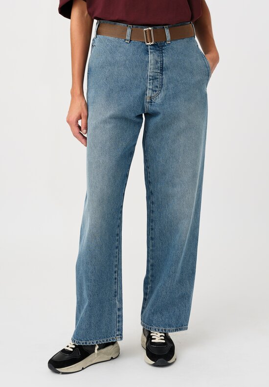 Plan C Denim Cotton Pants
