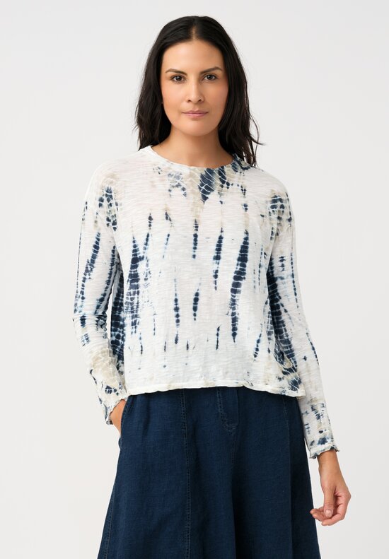Gilda Midani Cotton Trap Long Sleeve Top
