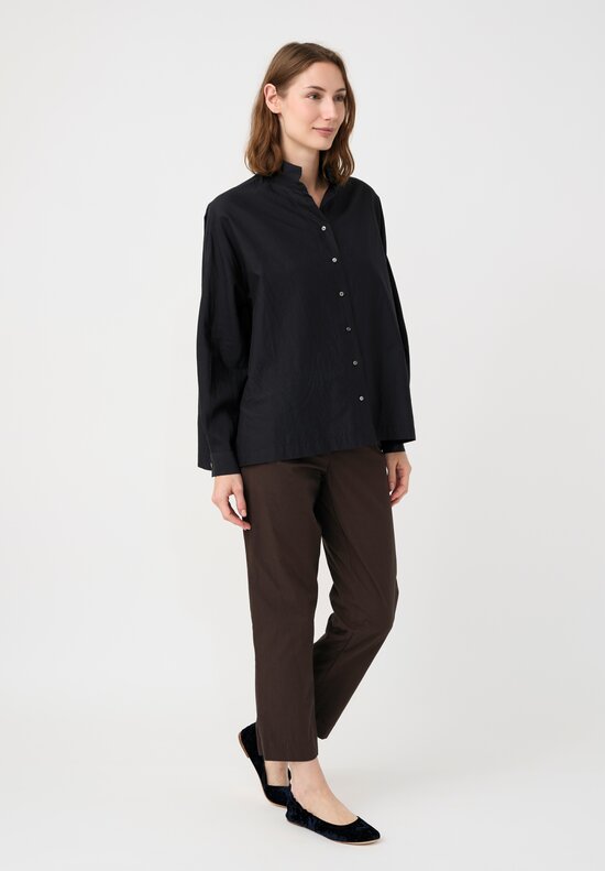 Arts & Science Cotton Bafu Cloth Standard Easy Tapered Pants in Brown