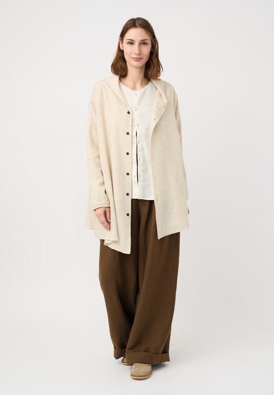 Kaval Etamine Stole Edge Seam Shirt