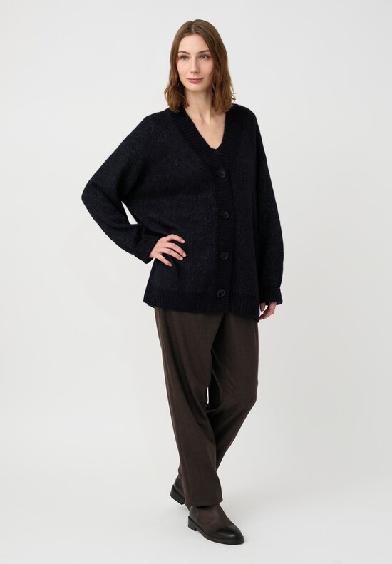 Iris Von Arnim Knit Cashmere Silk V-Neck Elowen Cardigan