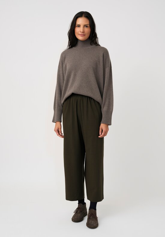 Eskandar Japanese Pull-On Tapered Pants