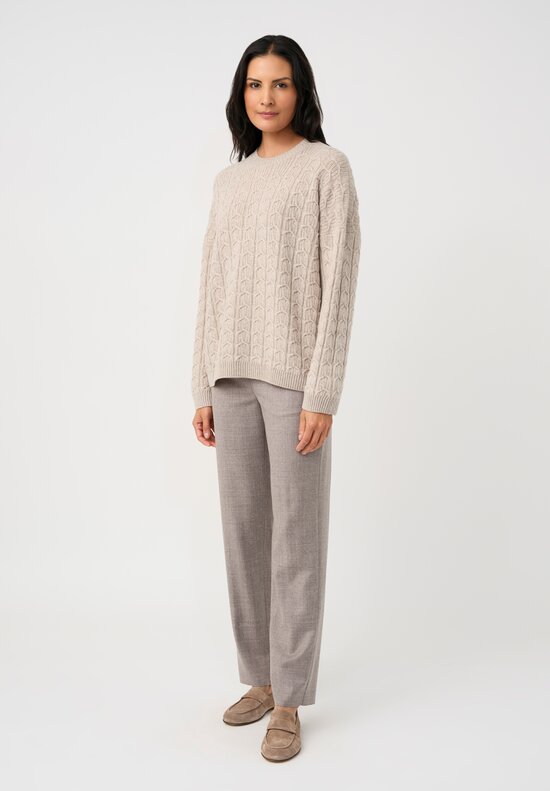 Agnona Pleated Tapered Pants