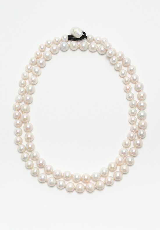 Monies Astrée 53.5 Inch Long Freshwater & Baroque Pearl Necklace