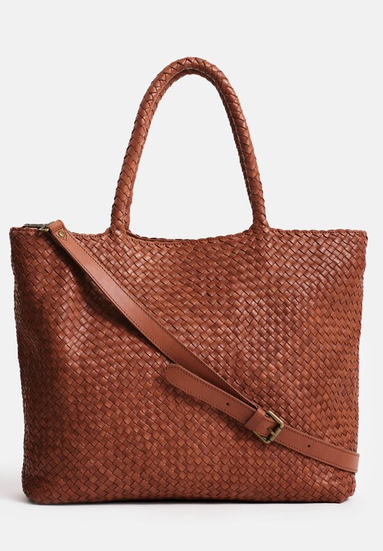 Officine Creative Woven Leather Raquel Tote