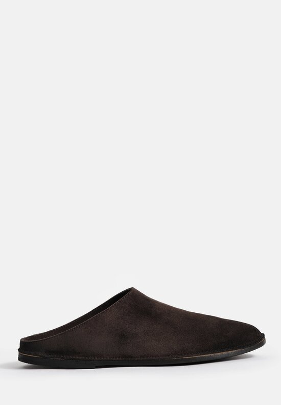 Marsell Suede Strasacco Sabot Slip On Mules