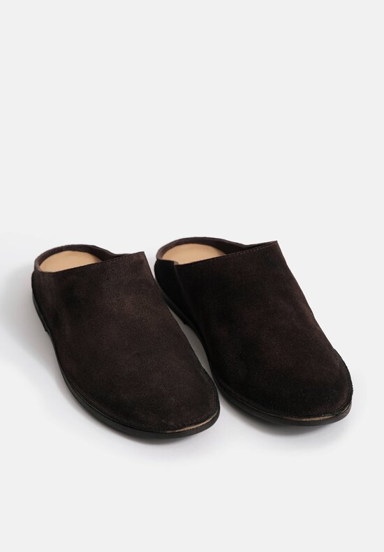 Marsell Suede Strasacco Sabot Slip On Mules