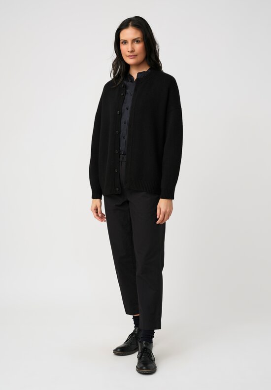 Arts & Science Cashmere Back Line Crew Neck Cardigan