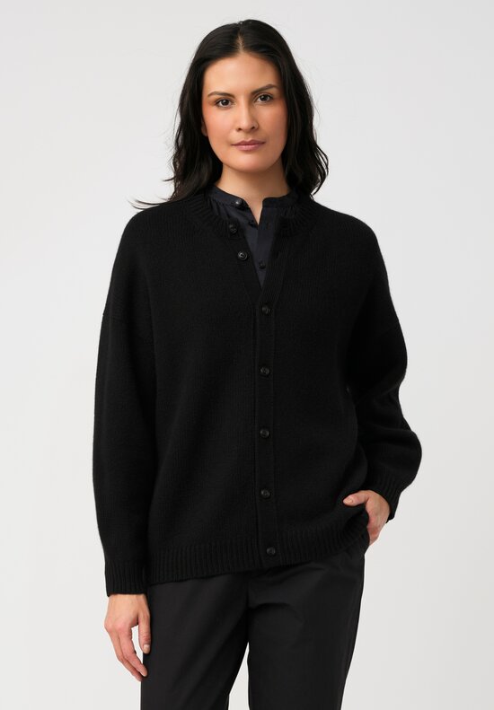 Arts & Science Cashmere Back Line Crew Neck Cardigan