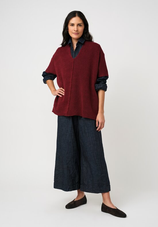 Daniel Andresen Knit Linen Bellatrix V-Neck Top