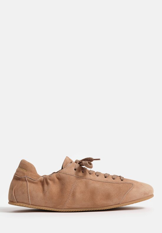 Officine Creative Suede Leather Lace Up Ballet Sneakers