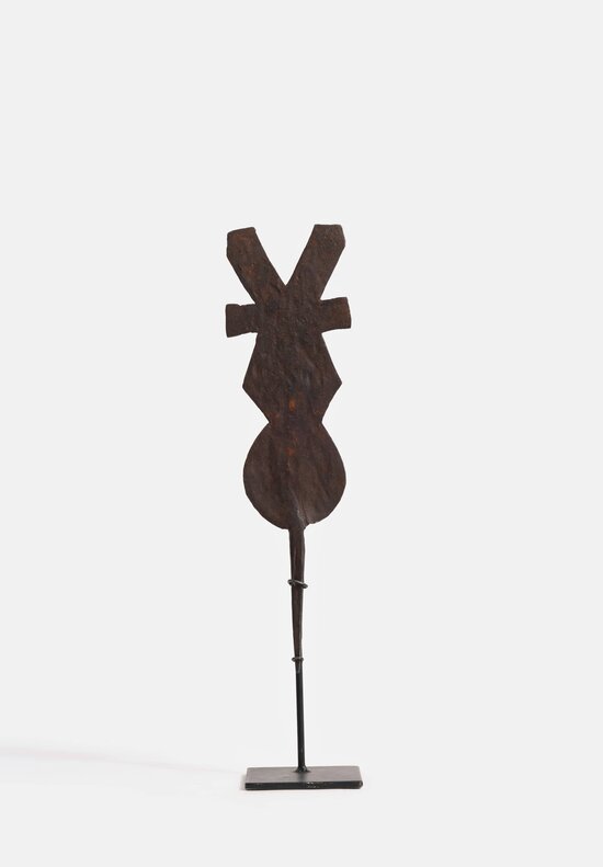 Antique and Vintage Cameroon Antique Iron Currency Abstract Totem