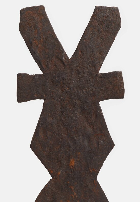 Antique and Vintage Cameroon Antique Iron Currency Abstract Totem